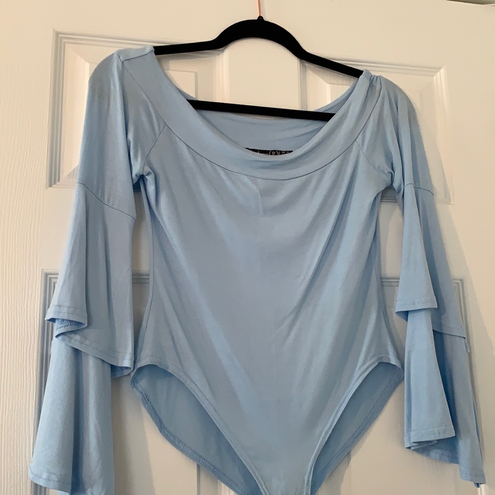 Off the shoulder body suit